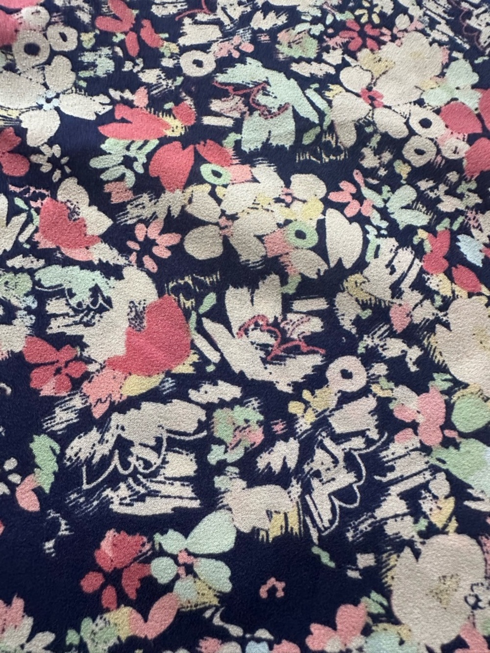 Sanctuary Navy Floral Tie-Front Sleeveless Camisole - Picture 9 of 12
